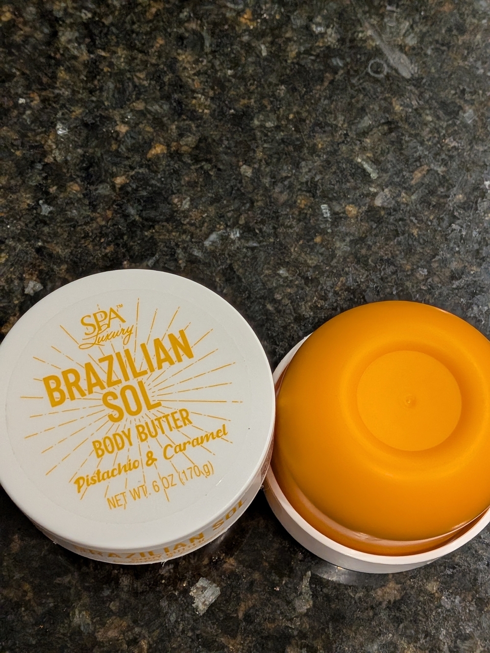 Brazilian Sol Pistachio & Caramel Body Butter — Orange Cream